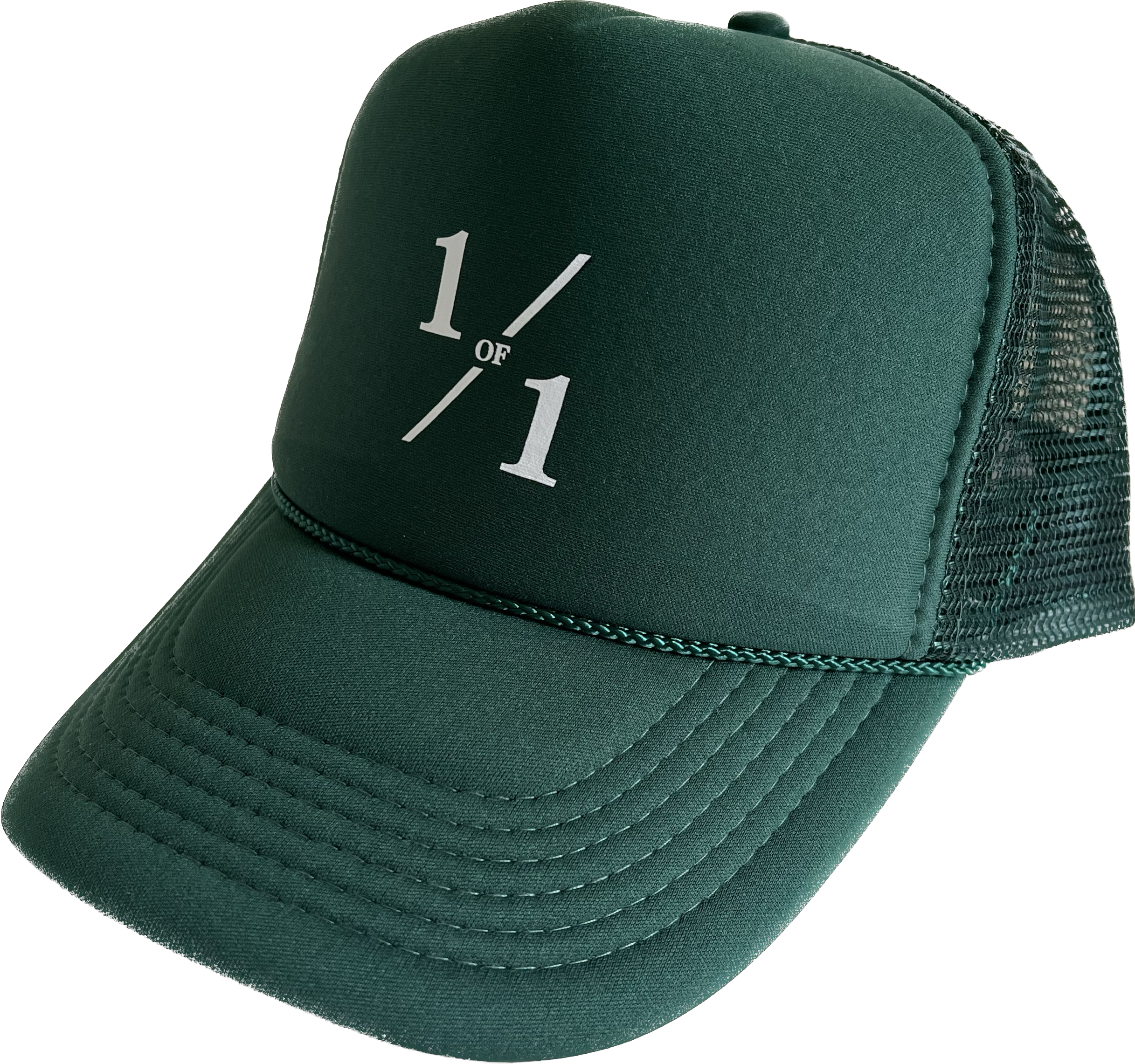 1/1 GREEN TRUCKER HAT